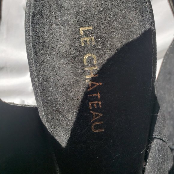 Le Chateau Genuine Leather Slingbacks Size 8 - Picture 4 of 4